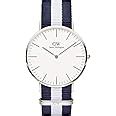 Daniel Wellington Classic Glasgow 40mm NATO Strap White Dial Men's ...