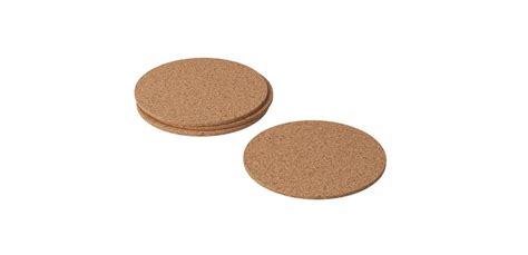 Ikea Avskild - Coaster, Cork / 4 Pack / 4 Pack - 10 Cm : Amazon.in ...
