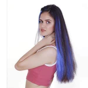 Neaama Hair and Beyond Single Clip Colored Hair Streak Extension With ...