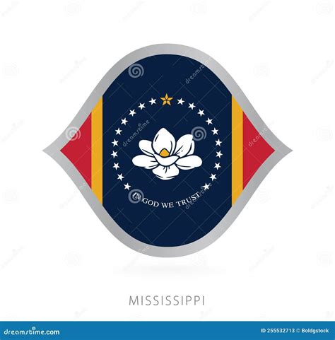 Mississippi National Team Flag in Style for International Basketball ...