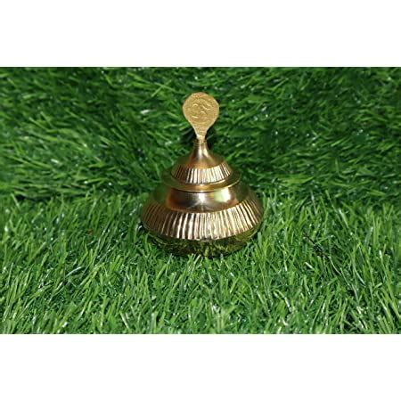 Buy Salvus APP SOLUTIONS Traditional Handmade Brass Round Kumkum ...