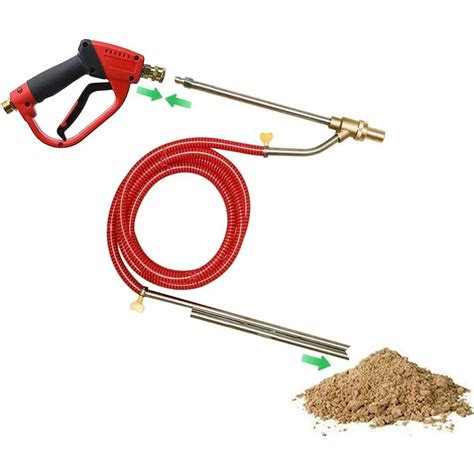 Pressure Washer Sandblasting Kit 5000 PSI Wet Abrasive Sandblaster ...