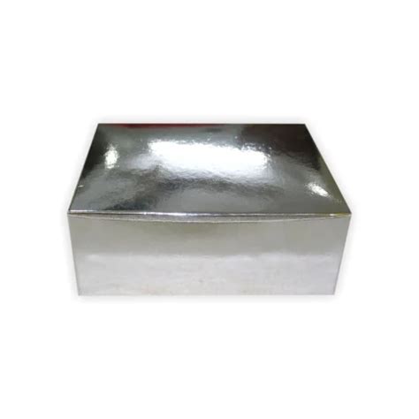 Snacks Box 5x5x2 Silver, Pack of 1