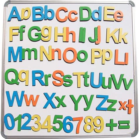 Buy Cryo Craft Wooden Magnetic English Alphabet & Numbers Set (Includes ...