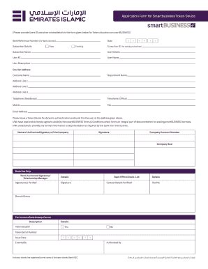 Token Application Form - Emirates Islamic Bank - Emiratesislamicbank ...