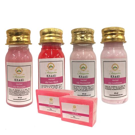 Anayesha Khadi Lily Travel Kit/khadi Gift Pack/Set (pack of 2) of ...