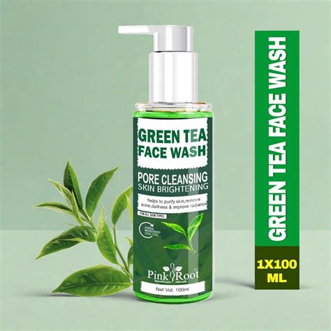 Pink Root Green Tea Pore Cleansing Face Wash 100ml