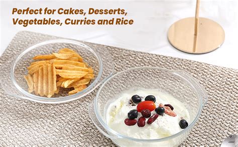 Buy AGARO Elite Glass Casserole With Lid, Borosilicate Glass, Microwave ...