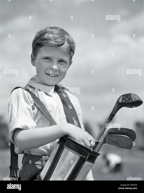 Vintage golf bag hi-res stock photography and images - Alamy
