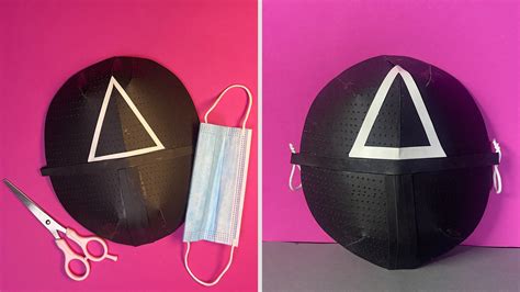 Squid Game mask made of paper: Instructions with video & photos