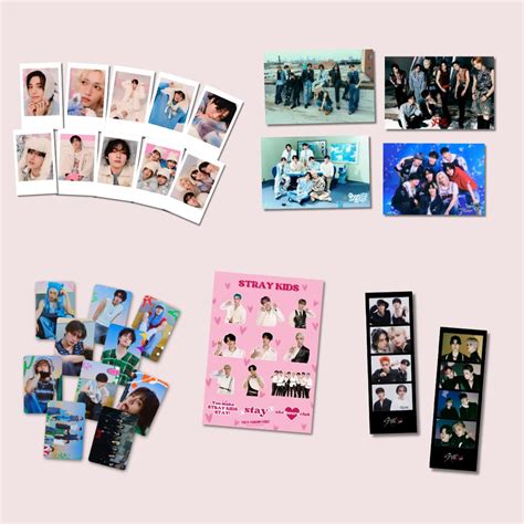 SKZ Poster Combo Pack Of 4 Poster, 10 Photocards, 10 Photos, 1 Sticker ...