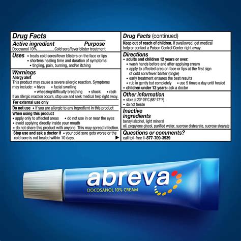 Abreva Cold Sore Healing Cream + Chapstick Moisturizer Lip Care Bundle ...