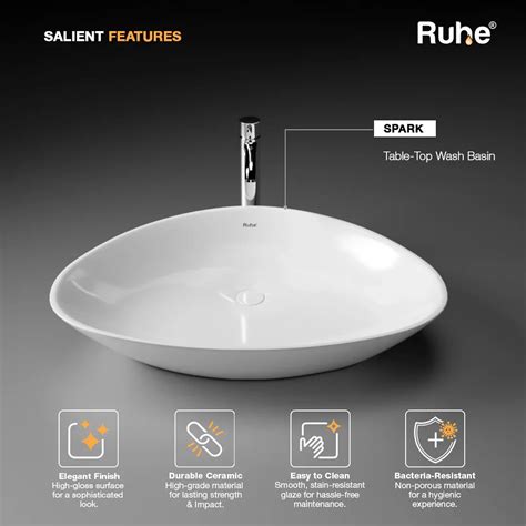 Spark Table Top Wash Basin – Ruhe