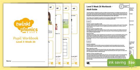 Adding -er and -ing Level 5 Week 26 Workbook (teacher made)