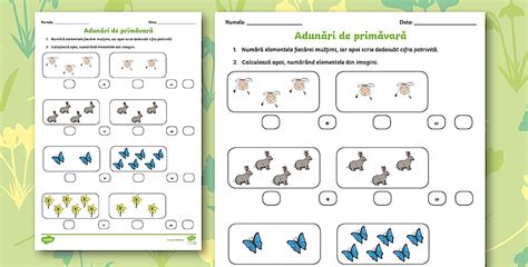 Adunări de primăvară – Fișă de activitate