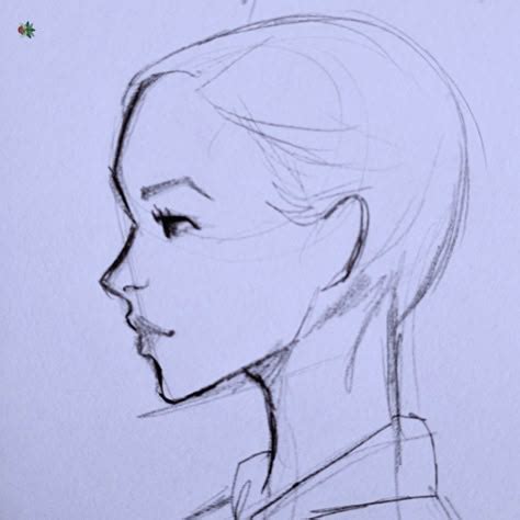 Side Profile Face Drawing Reference