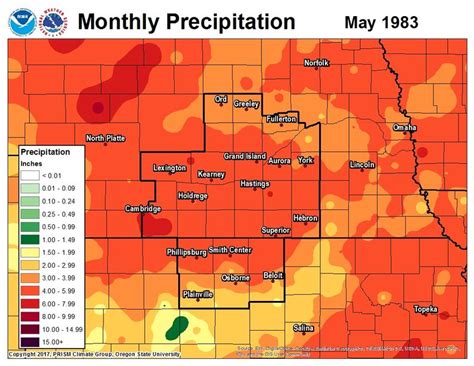 1983 Monthly Precipitation Maps
