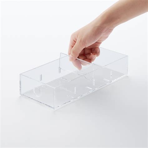 Acrylic storage box 6 drawers / A4