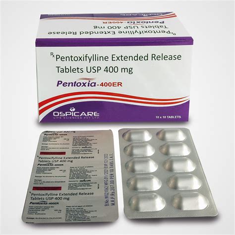 Pentoxia 400ER Tablets | Ospicare