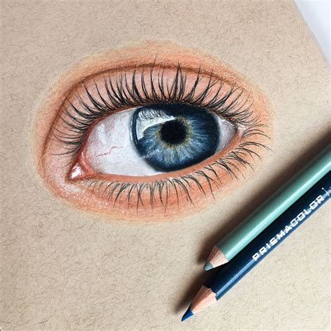 Colored Pencil Eye Drawing: A Step-by-Step Guide