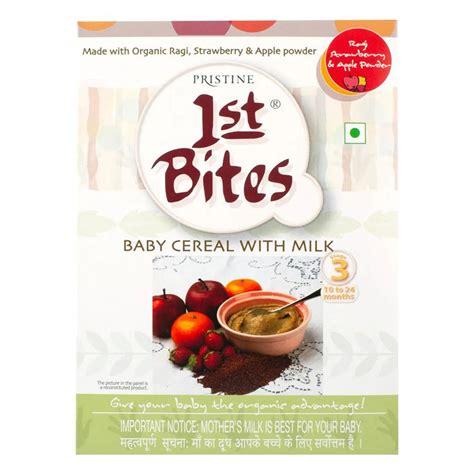 Buy Pristine 1st Bites Ragi Baby Cereal Stage 3, (10 to 24 Months), 300 ...