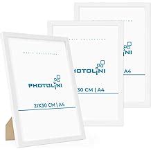 Set of 3 Picture Frames Modern White with Dimensions India | Ubuy