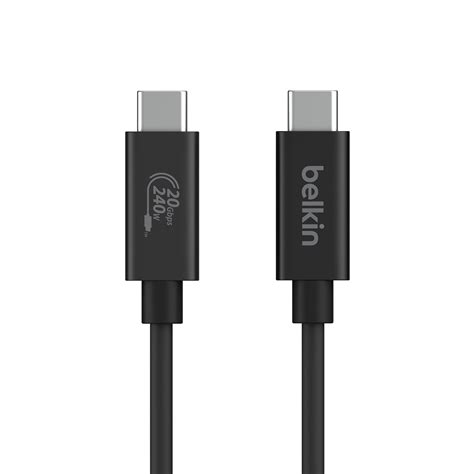 Belkin Connect USB4 Cable 1.2M Power Cable, USB-C to USB-C Cable w ...