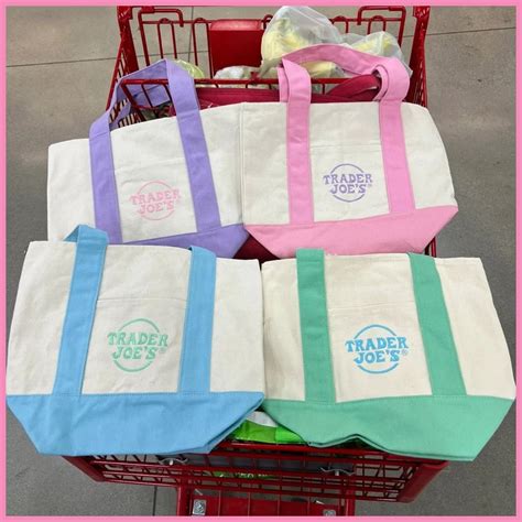 Trader Joes Pastel Bags
