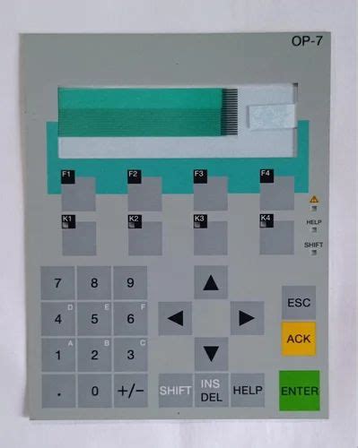 Flexible Keypad - Plastic OP-7 Keypad Importer from New Delhi