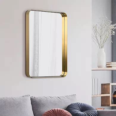 Empire Art Direct Rectangular Rounded Edge Wall Mirror