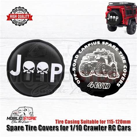 Jual Tire Wheel Cover for 1/10 Crawler RC Cars Tire Casing Accessories ...
