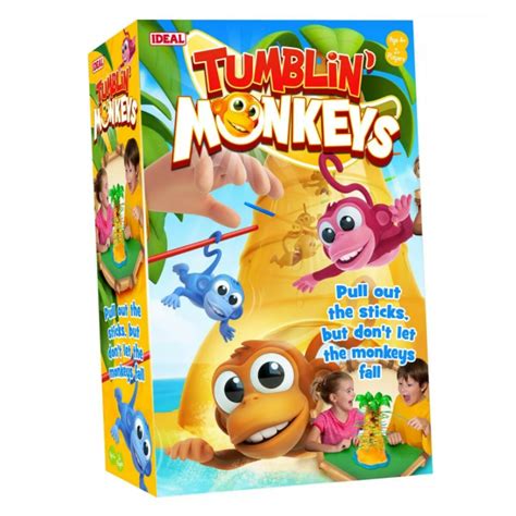 Buy Ideal Tumblin' Monkeys Fun Exciting Party Board Game For Kids ...