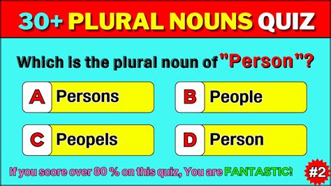 Plural Nouns Quiz: Can You Pick the Right Plural Every Time? | Test ...