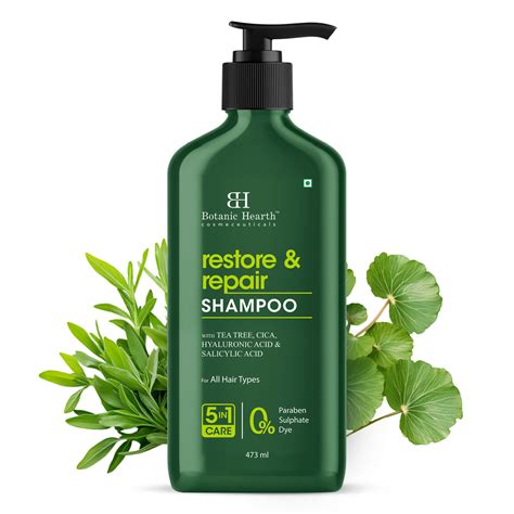 Restore and Repair Shampoo with Tea-Tree Oil & Salicylic Acid – Botanic ...