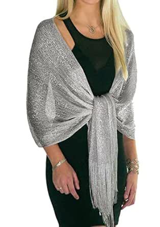 Buy Shawls and Wraps for Evening Dresses, Wedding Shawl Wrap Fringes ...
