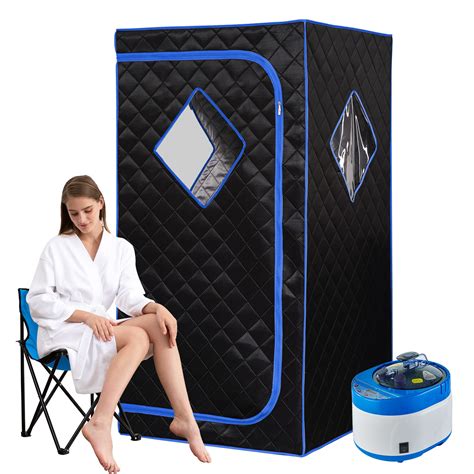 Buy ZONEMEL Personal Portable Steam Sauna, Full Size Sauna Tent, 1500 ...