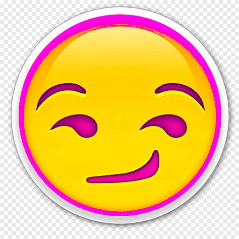 Emoji Wink Smirk Smiley, Emoji, face, sticker png | PNGEgg