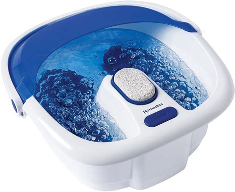 HoMedics Pedicure Heated Foot Spa Bubble Foot Massager - Walmart.com