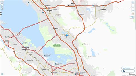 Fremont, California Map