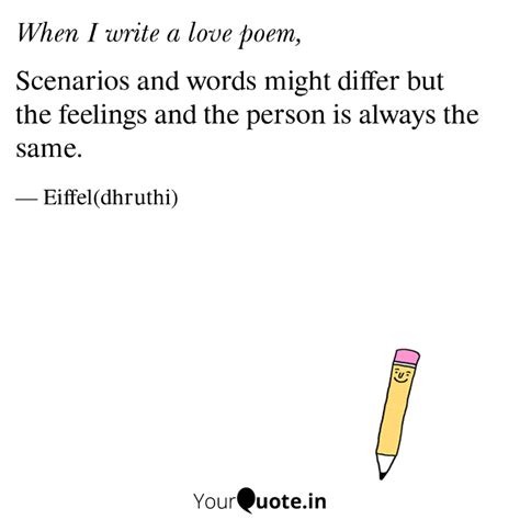 Scenarios and words might... | Quotes & Writings by dhruthi yadav ...