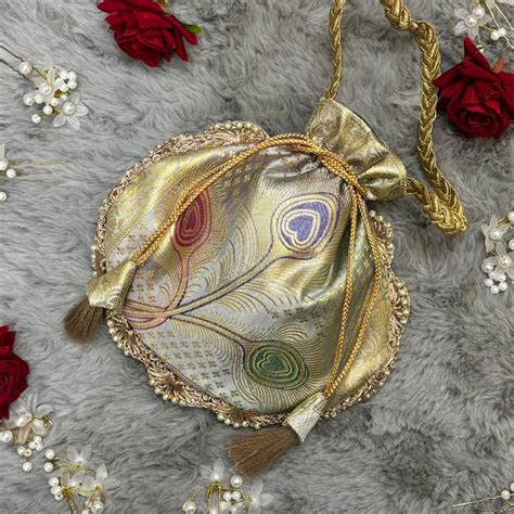 Handcrafted Banarasi Bags & Potli Bags Online