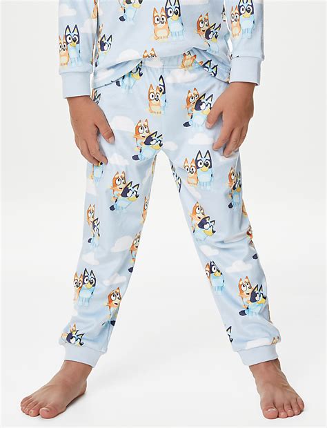 Buy Bluey™ Velour Pyjamas (1-7 Yrs) at Marks & Spencer