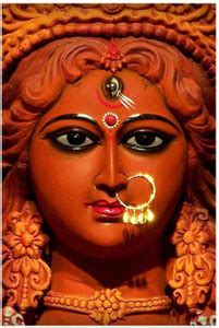 Maa Durga Face Wall Sticker Poster|Hindu Religious Wall Poster|Devi ...
