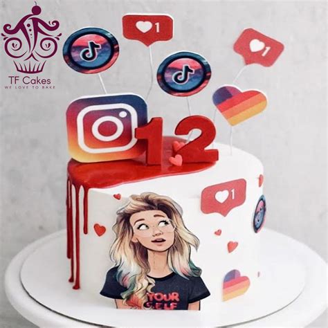Buy Insta Girl Cake - Tfcakes