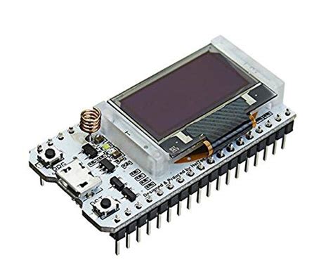 Robocraze 863MHz-928MHz SX1276 ESP32 LoRa 0.96 Inch Blue OLED Display ...