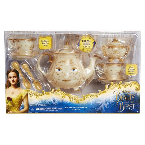 Disney Beauty & The Beast Live Action Enchanted Tea Set Playset- Buy ...