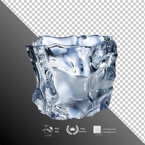 Ice isolated on transparent background | Premium AI-generated PSD