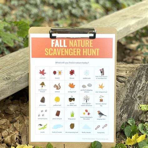 Outdoor Nature Scavenger Hunt Printables + Ideas for Kids