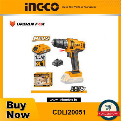 ingco cordless drill