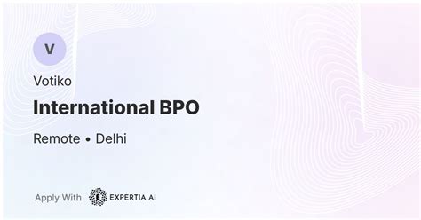 International BPO Job | Delhi | Junior